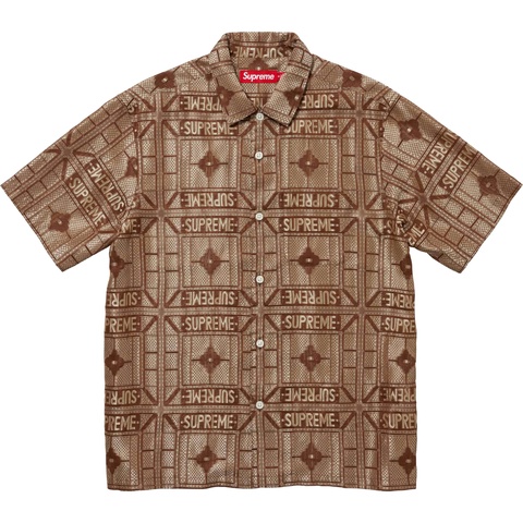 Tray Jacquard S/S Shirt - spring/summer 2024 - Supreme