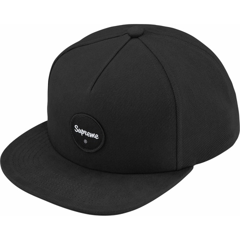 Supreme Twill Patch 5-Panel - Black