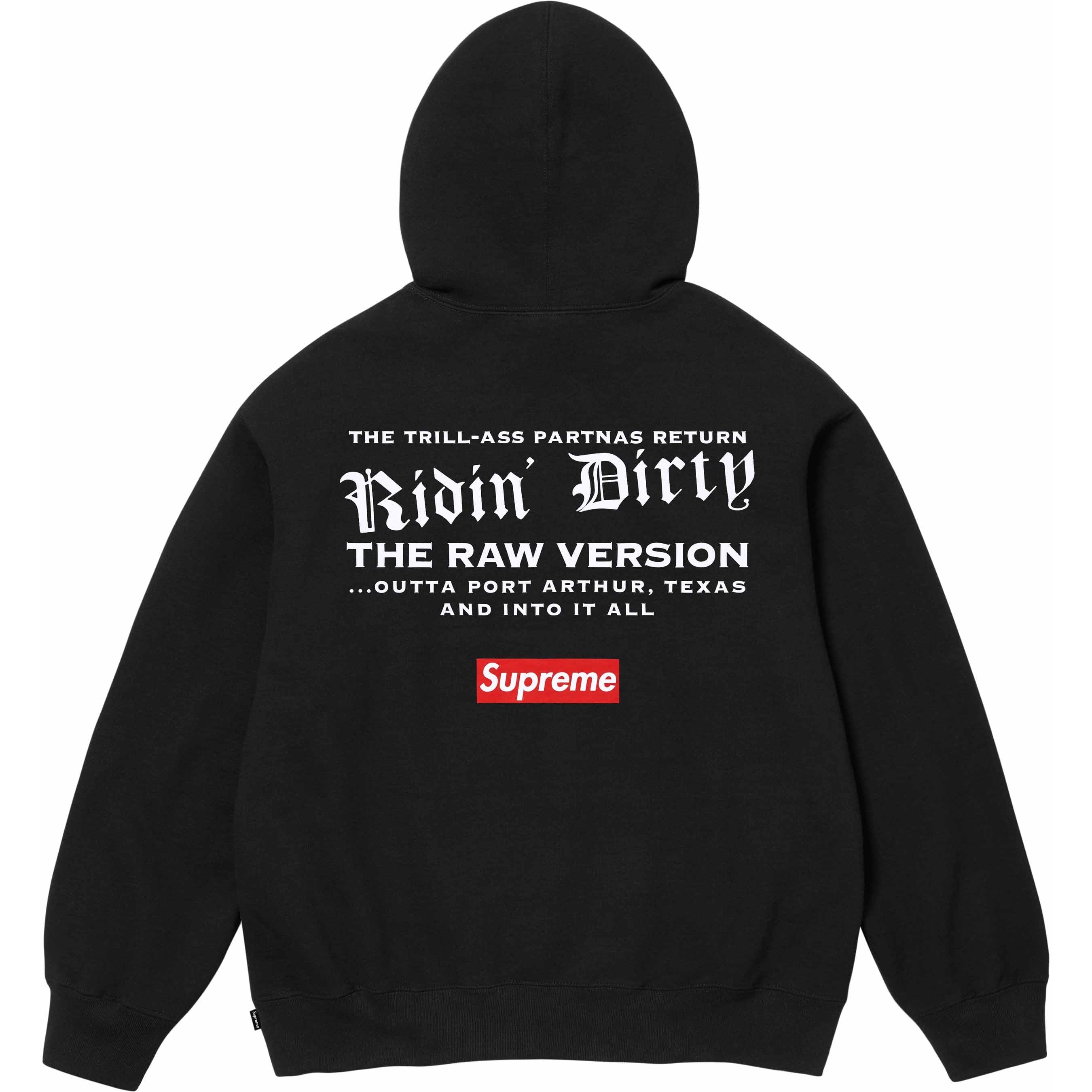Supreme UGK Hooded Sweatshirt (SS24) - Black - $178