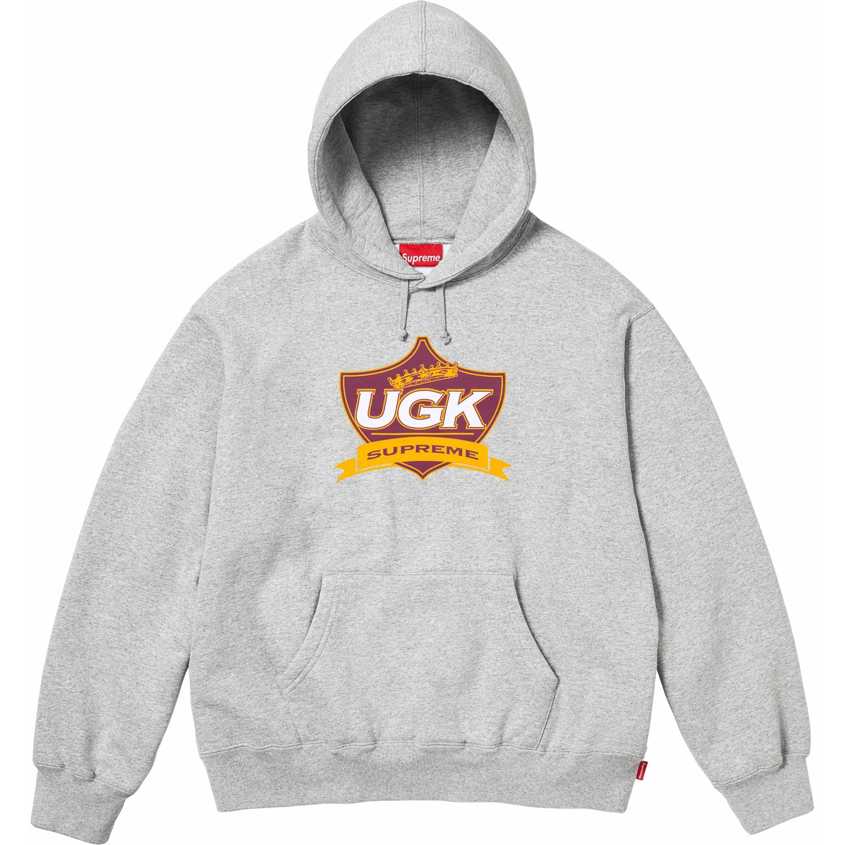 Supreme UGK Hooded Sweatshirt (SS24) - Heather Grey - $178