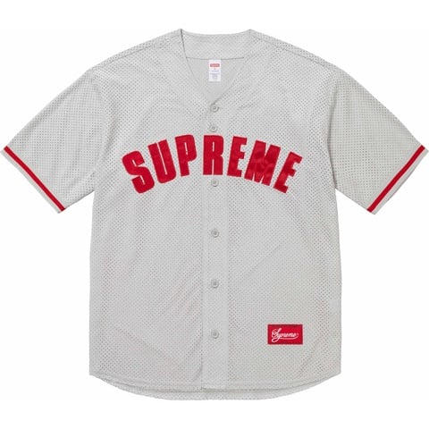 Ultrasuede Mesh Baseball Jersey - Supreme