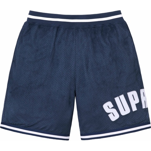 Supreme Ultrasuede Mesh Short - Navy