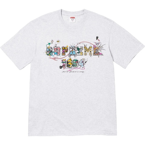 Supreme Varsity Tee - Ash Grey