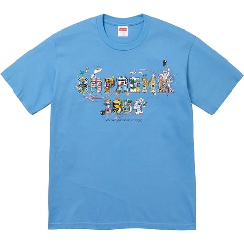 Supreme Varsity Tee - Bright Blue