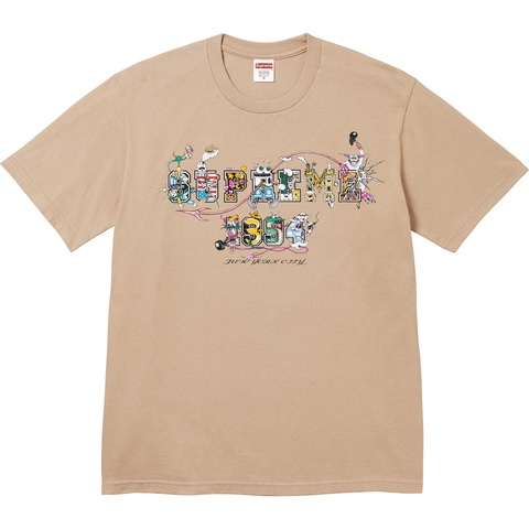 Supreme Varsity Tee - Khaki