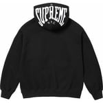 Supreme Warm Up Hooded Sweatshirt (SS24) - Black