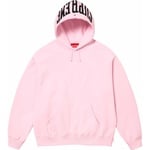 Supreme Warm Up Hooded Sweatshirt (SS24) - Light Pink