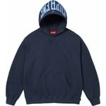 Supreme Warm Up Hooded Sweatshirt (SS24) - Navy