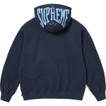 Supreme Warm Up Hooded Sweatshirt (SS24) - Navy