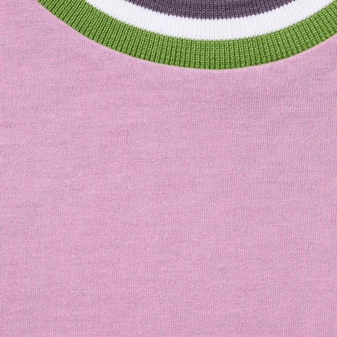 Supreme Warm Up Stripe S/S Top - Purple