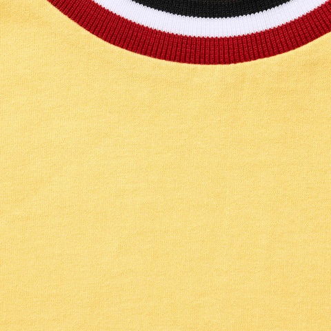 Supreme Warm Up Stripe S/S Top - Yellow