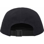 Supreme Washed Canvas Camp Cap (SS24) - Black