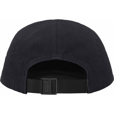 Supreme Washed Canvas Camp Cap - Black