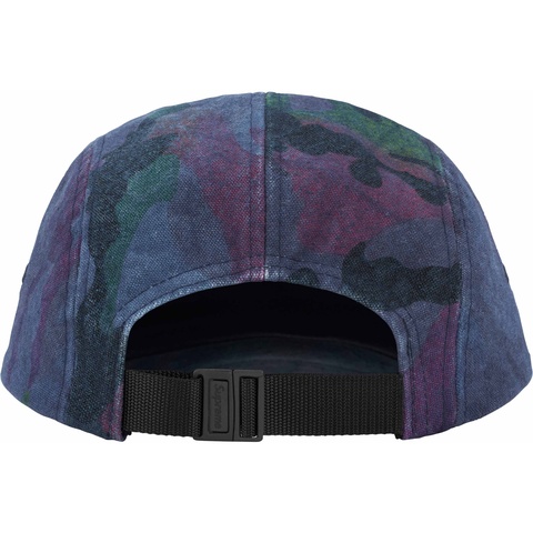 Supreme Washed Canvas Camp Cap - Navy Camo