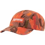 Supreme Washed Canvas Camp Cap (SS24) - Orange Camo
