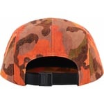 Supreme Washed Canvas Camp Cap (SS24) - Orange Camo