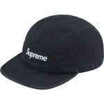 Supreme Washed Chino Twill Camp Cap (SS24) - Black