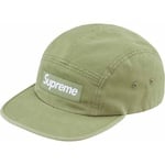 Supreme Washed Chino Twill Camp Cap (SS24) - Light Olive