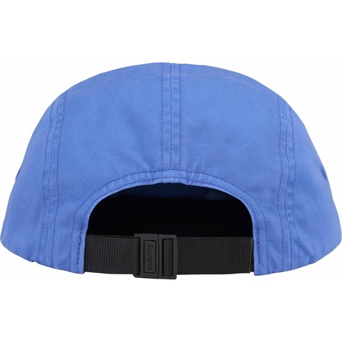 Supreme Washed Chino Twill Camp Cap - Light Royal