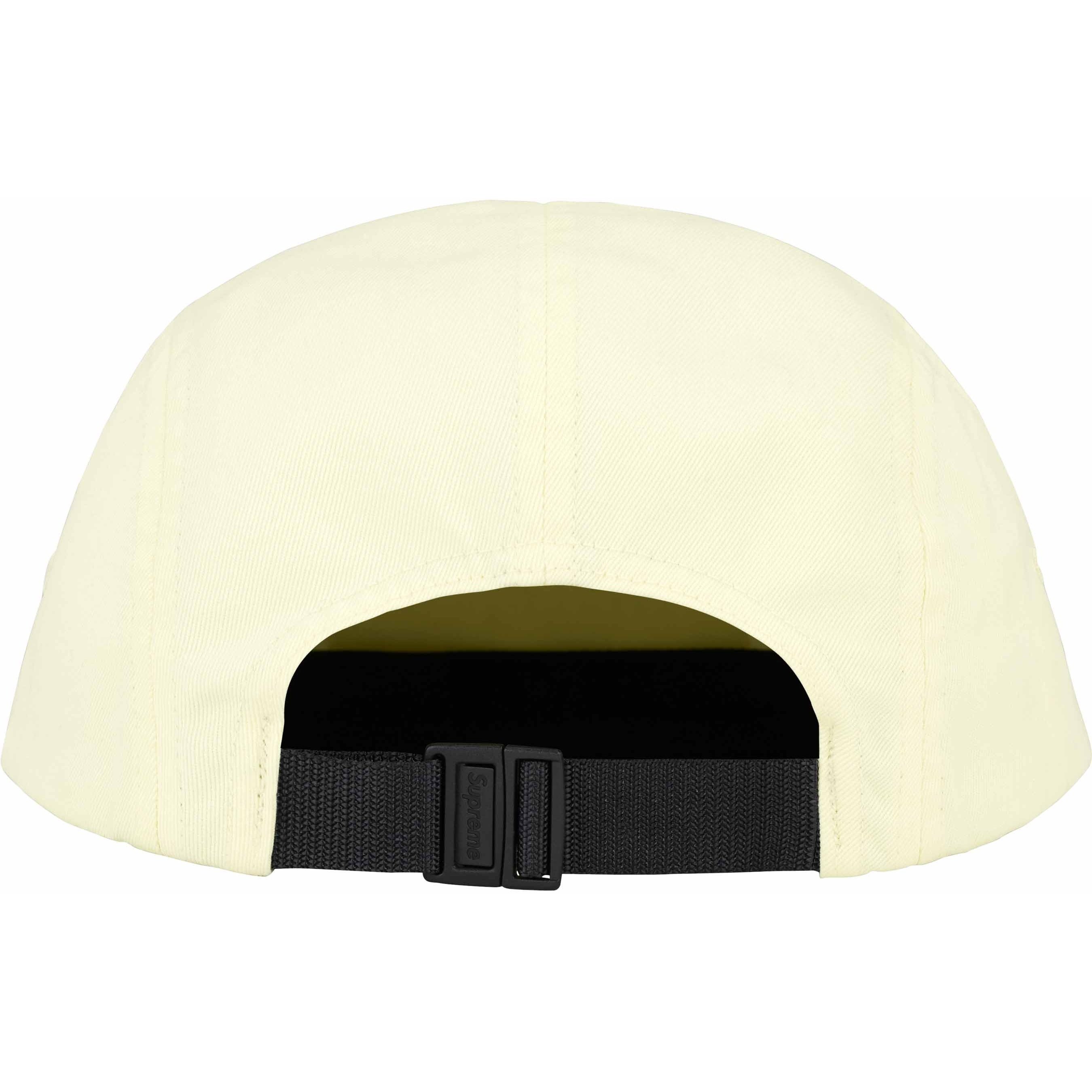 Supreme Washed Chino Twill Camp Cap (SS24) - Light Yellow - $48