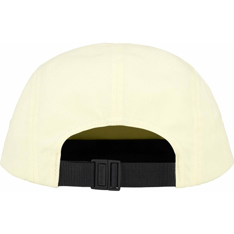 Supreme Washed Chino Twill Camp Cap - Light Yellow
