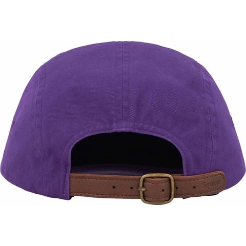 Supreme Washed Chino Twill Camp Cap - Purple