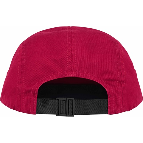 Supreme Washed Chino Twill Camp Cap - Red