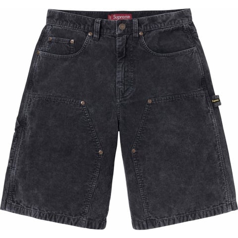 Washed Corduroy Double Knee Painter Short - SupremeCommunity