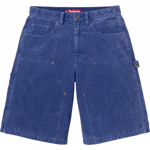 Washed Corduroy Double Knee Painter Short - Supreme