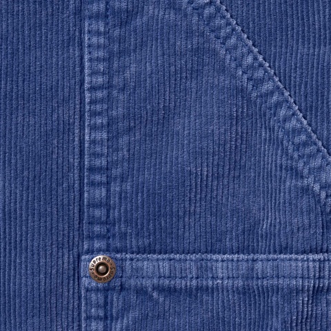 Supreme Washed Corduroy Double Knee Painter Short - Blue
