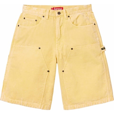 Washed Corduroy Double Knee Painter Short - Supreme