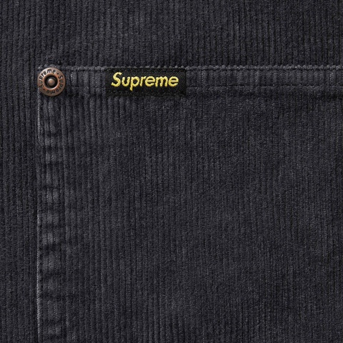 Washed Corduroy Zip Up Shirt - spring/summer 2024 - Supreme