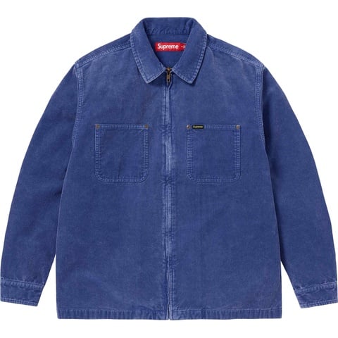 Washed Corduroy Zip Up Shirt - spring/summer 2024 - Supreme