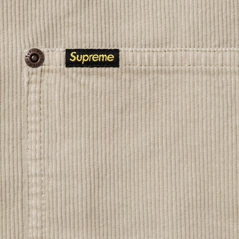 Washed Corduroy Zip Up Shirt - spring/summer 2024 - Supreme
