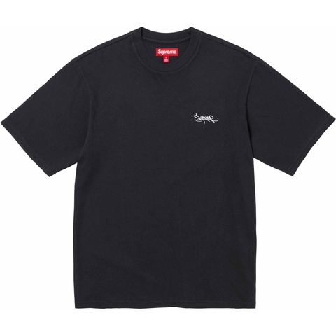 Supreme Washed Tag S/S Top - Black