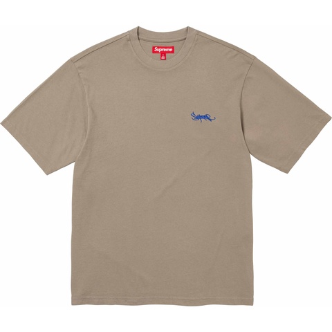 Supreme Washed Tag S/S Top - Dark Tan