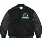 Supreme Wave Varsity Jacket (SS24) - Black