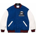Supreme Wave Varsity Jacket (SS24) - Blue