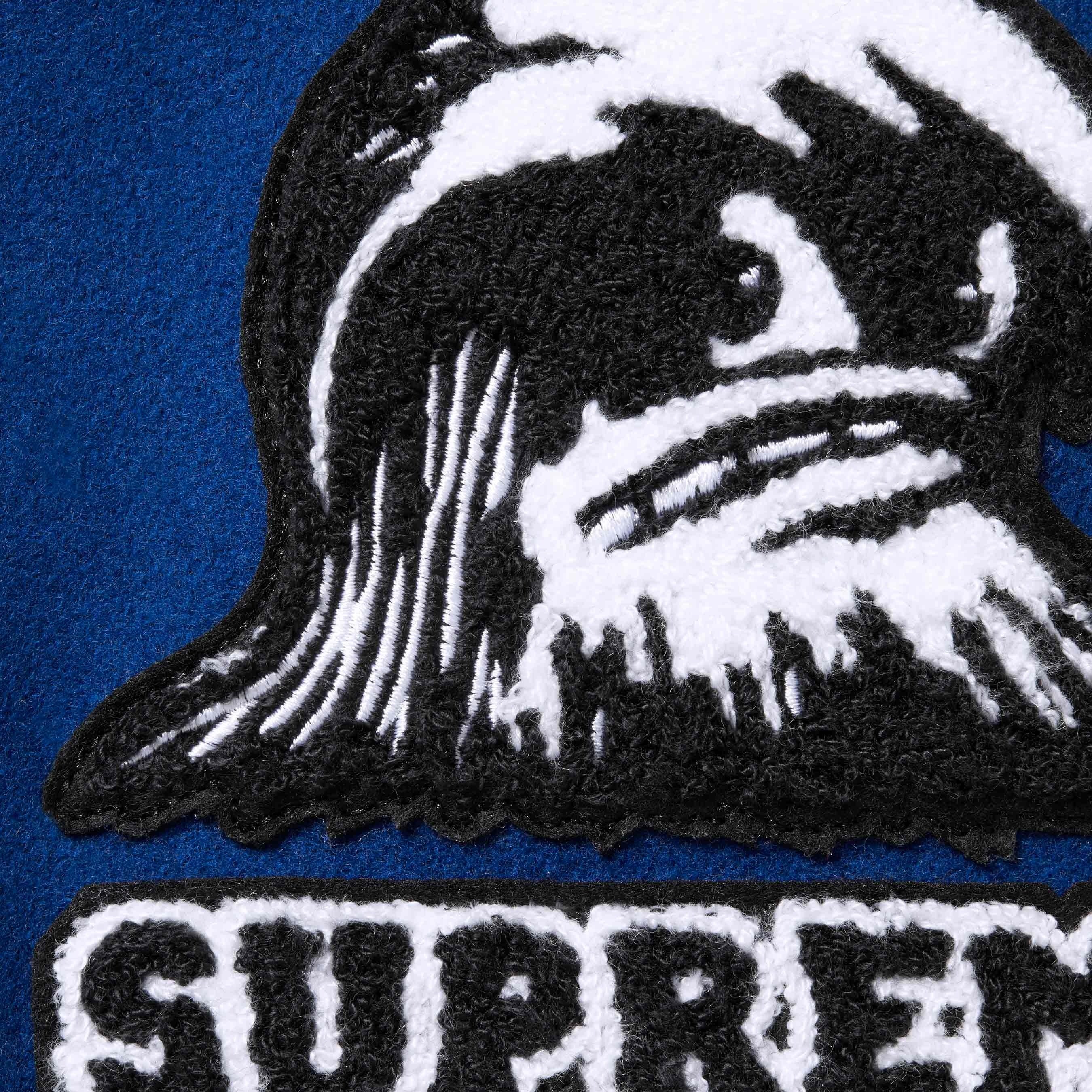 Supreme Wave Varsity Jacket (SS24) - Blue - $568