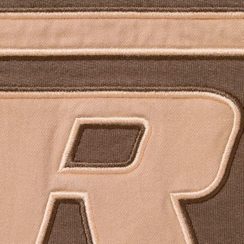 Supreme Wrapped Half Zip Hooded Sweatshirt - Dusty Brown