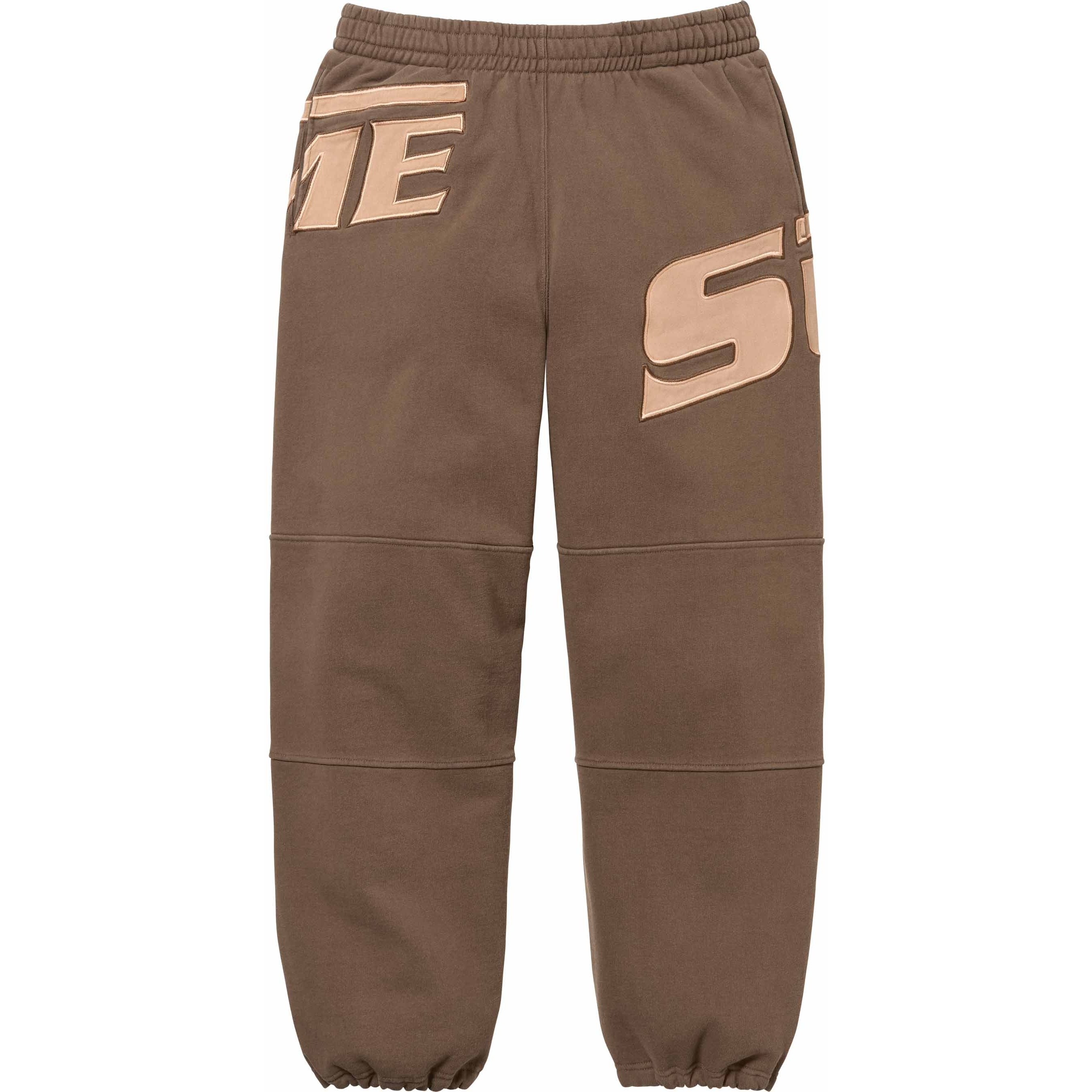 Supreme Wrapped Sweatpant (SS24) - Dusty Brown - $158