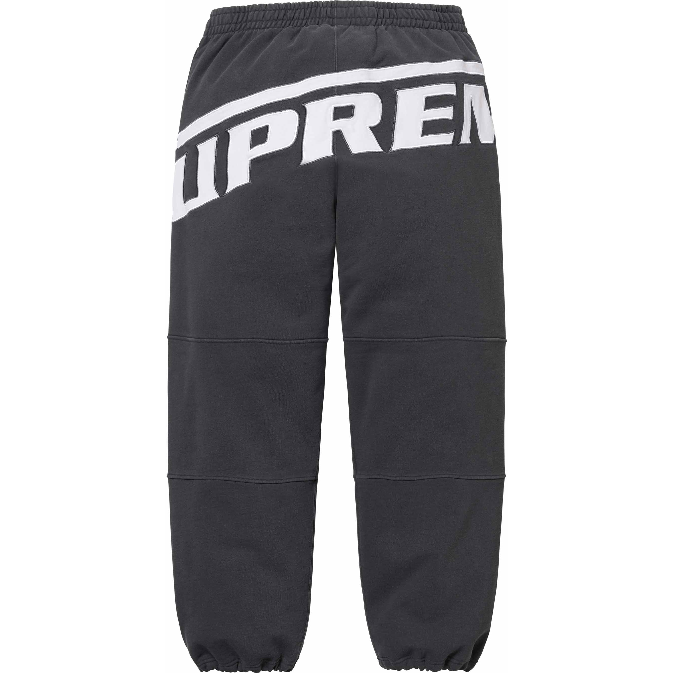 Supreme Wrapped Sweatpant (SS24) - Washed Black - $158