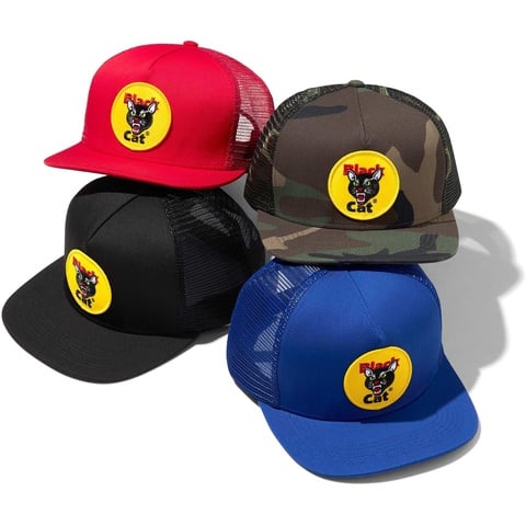 Black Cat Mesh Back 5-Panel - spring/summer 2024 - Supreme