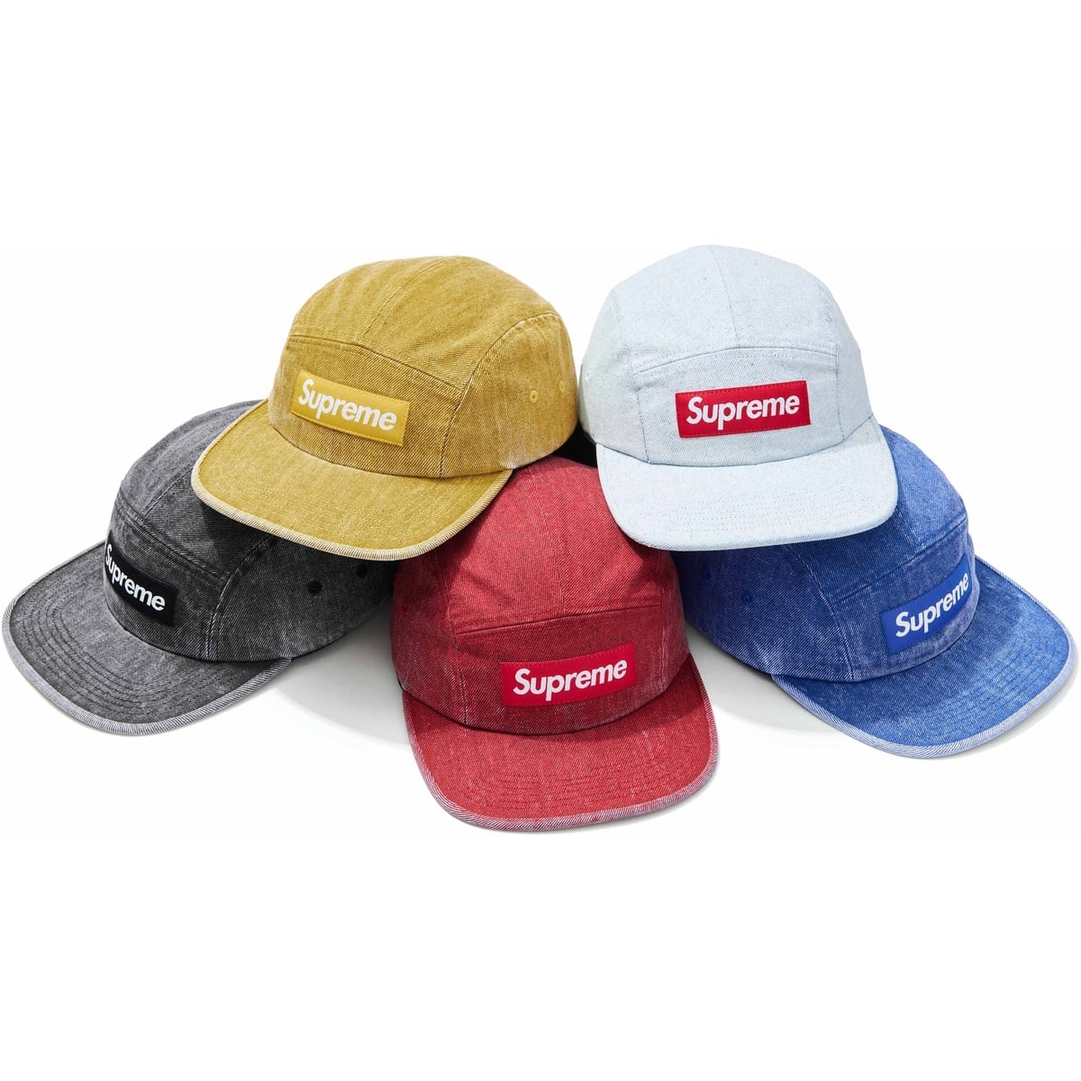 Coated Denim Camp Cap - SupremeCommunity