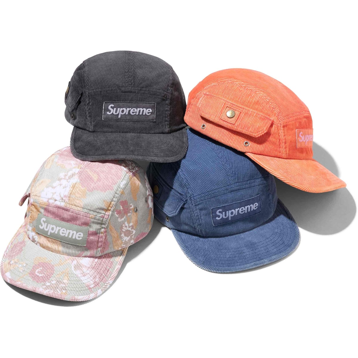 Corduroy Pocket Camp Cap - SupremeCommunity