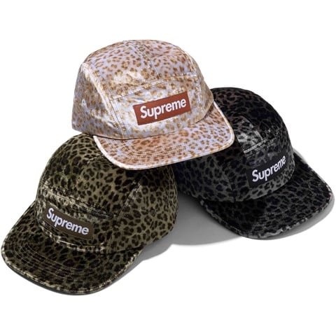 Leopard Velvet Camp Cap - spring/summer 2024 - Supreme