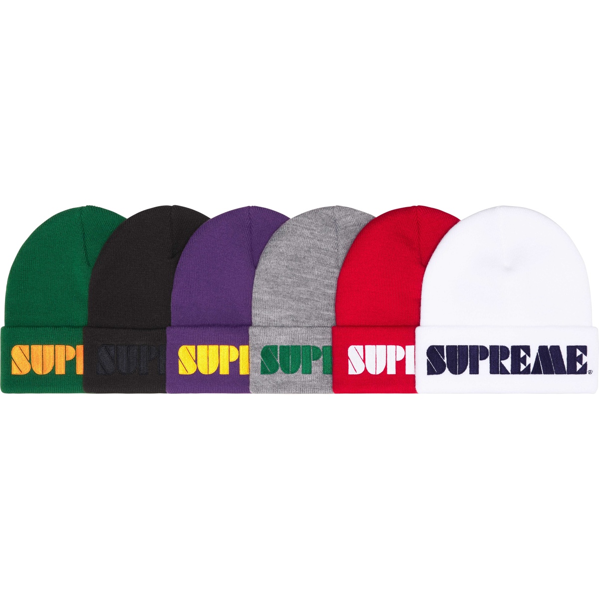 Supreme Stencil Beanie (spring/summer 2024) - $40.00