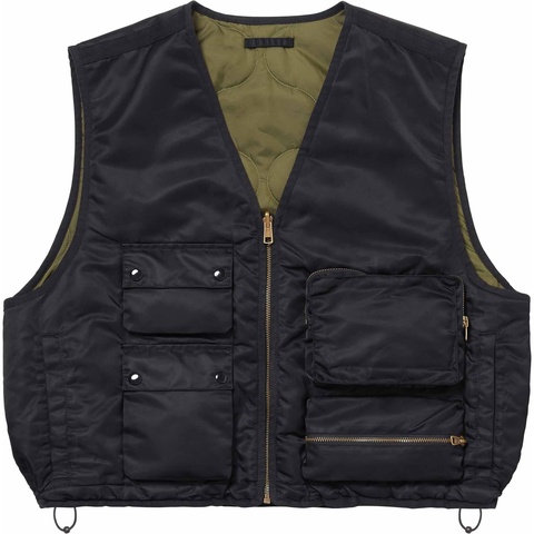ジャケット・アウター SUPREME 24SS 2-in-1 Vest BLACK M 2-in-1 MA-1 + Vest - spring/summer 2024 - Supreme