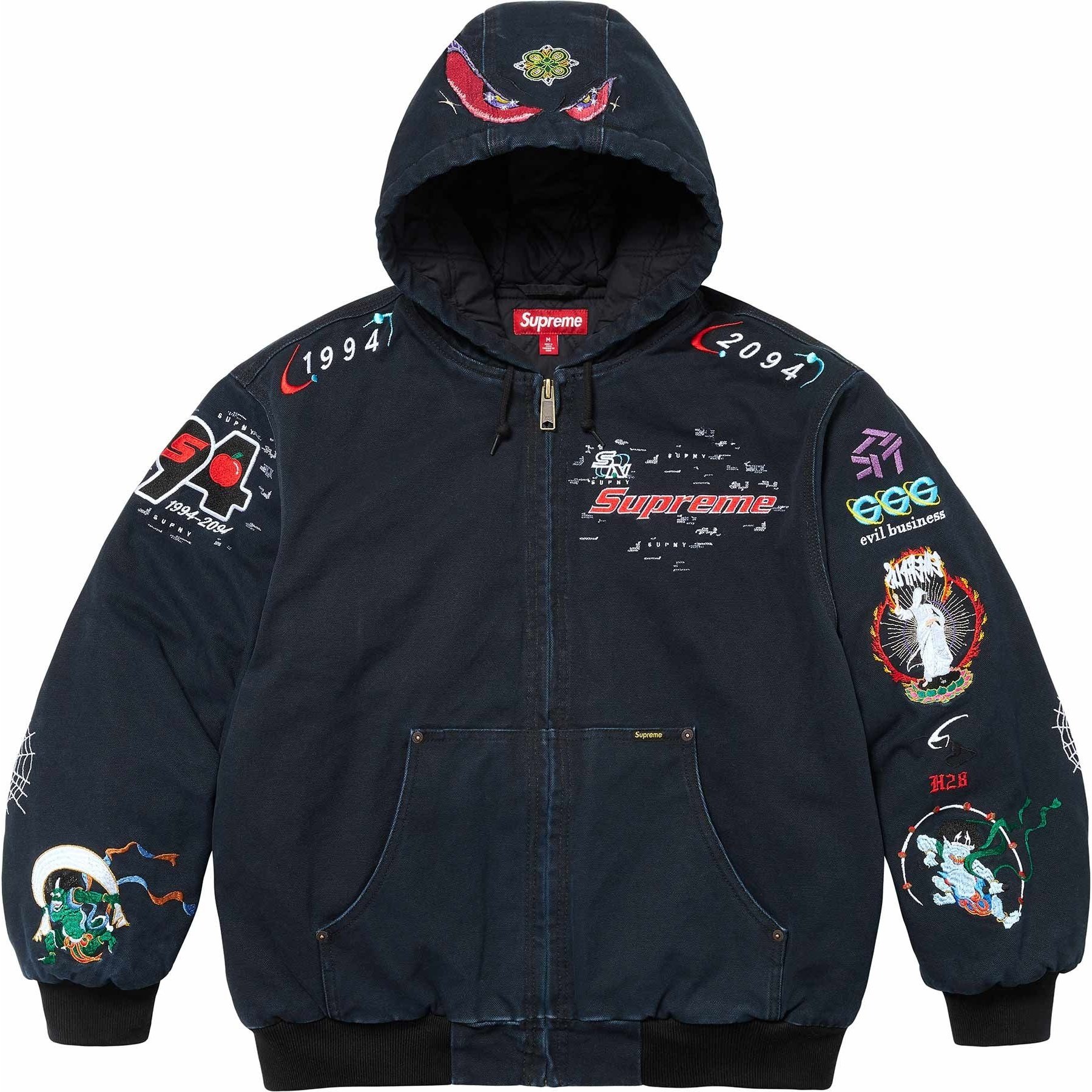 Supreme AOI Hooded Work Jacket (SS24) - $468