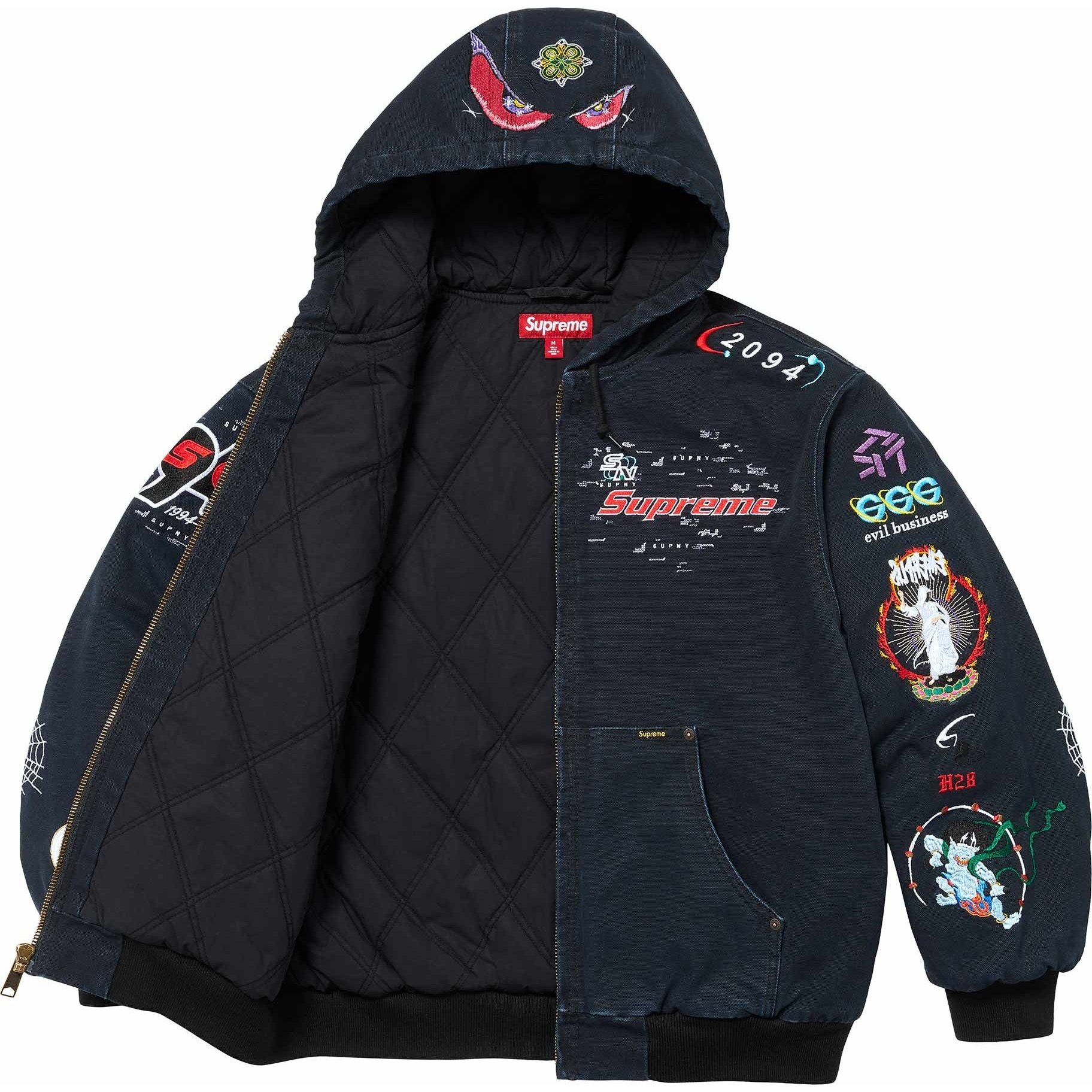 Supreme AOI Hooded Work Jacket (SS24) - $468